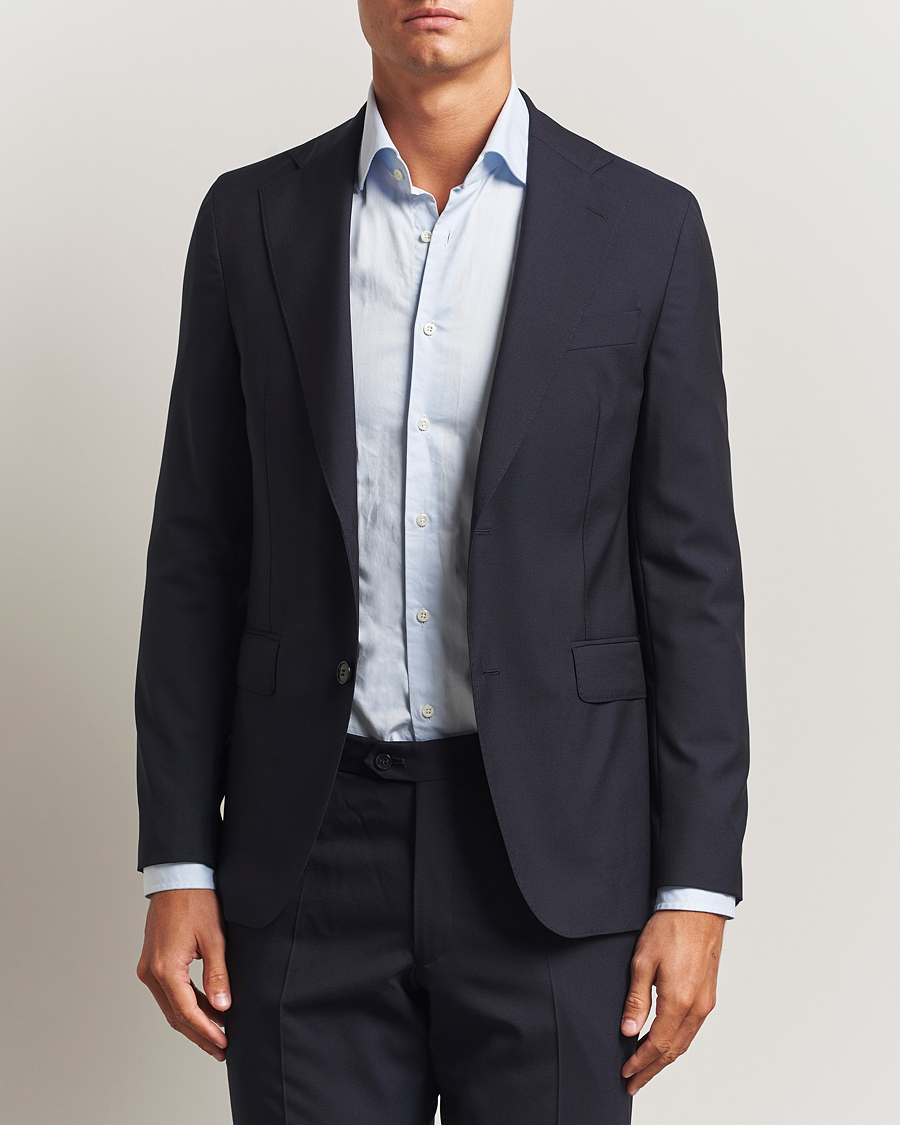 Herre | Dressjakker | Oscar Jacobson | Ego Wool Blazer Navy