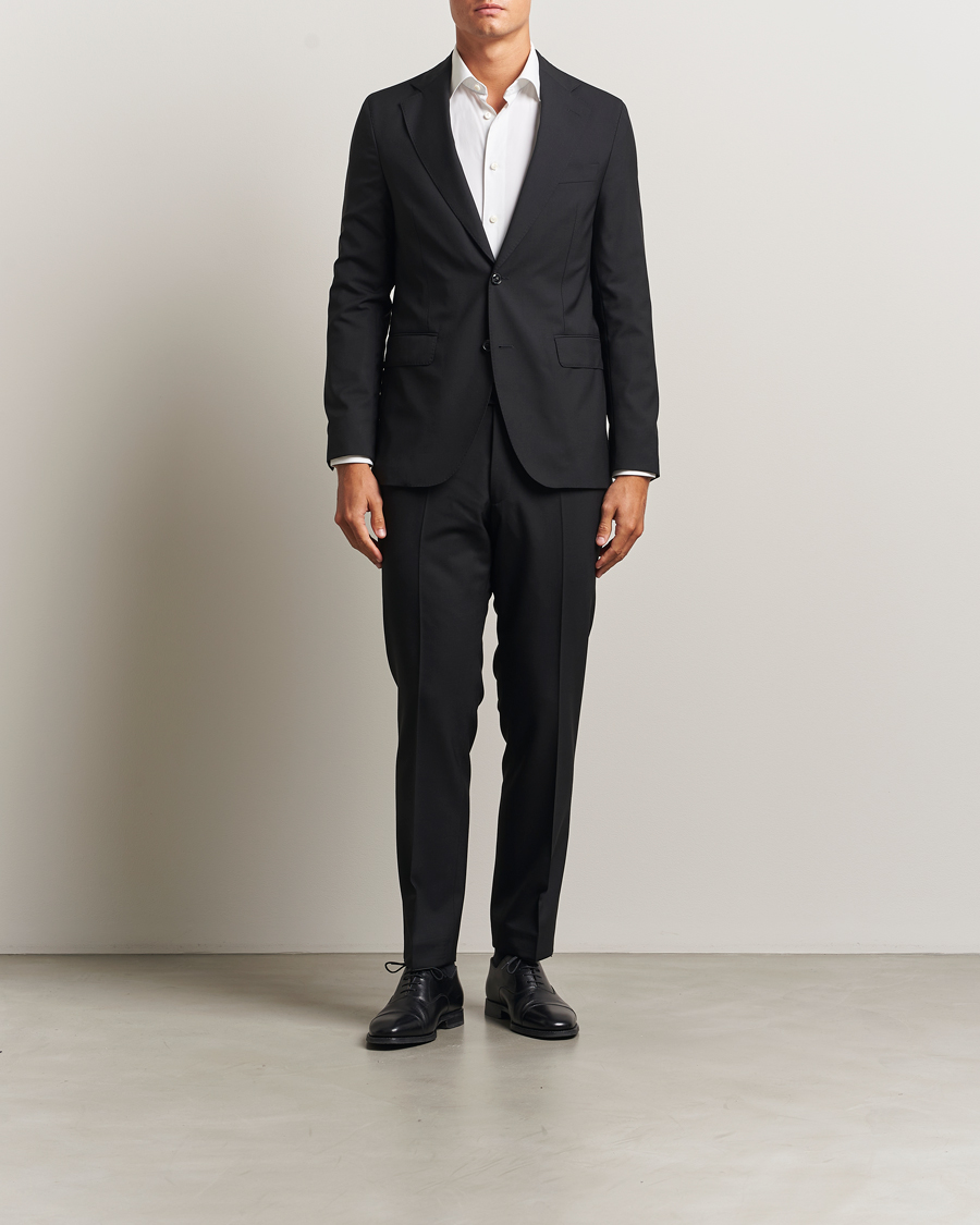 Herre | Dressjakker | Oscar Jacobson | Ego Wool Blazer Black