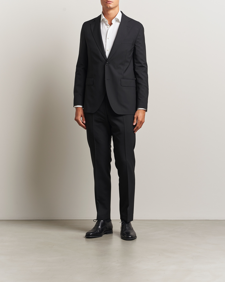 Herre | Dressjakker | Oscar Jacobson | Fogerty Wool Blazer Black