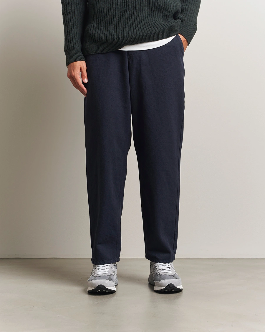 Herre | Bukser | Forét | Clay Twill Pants Navy