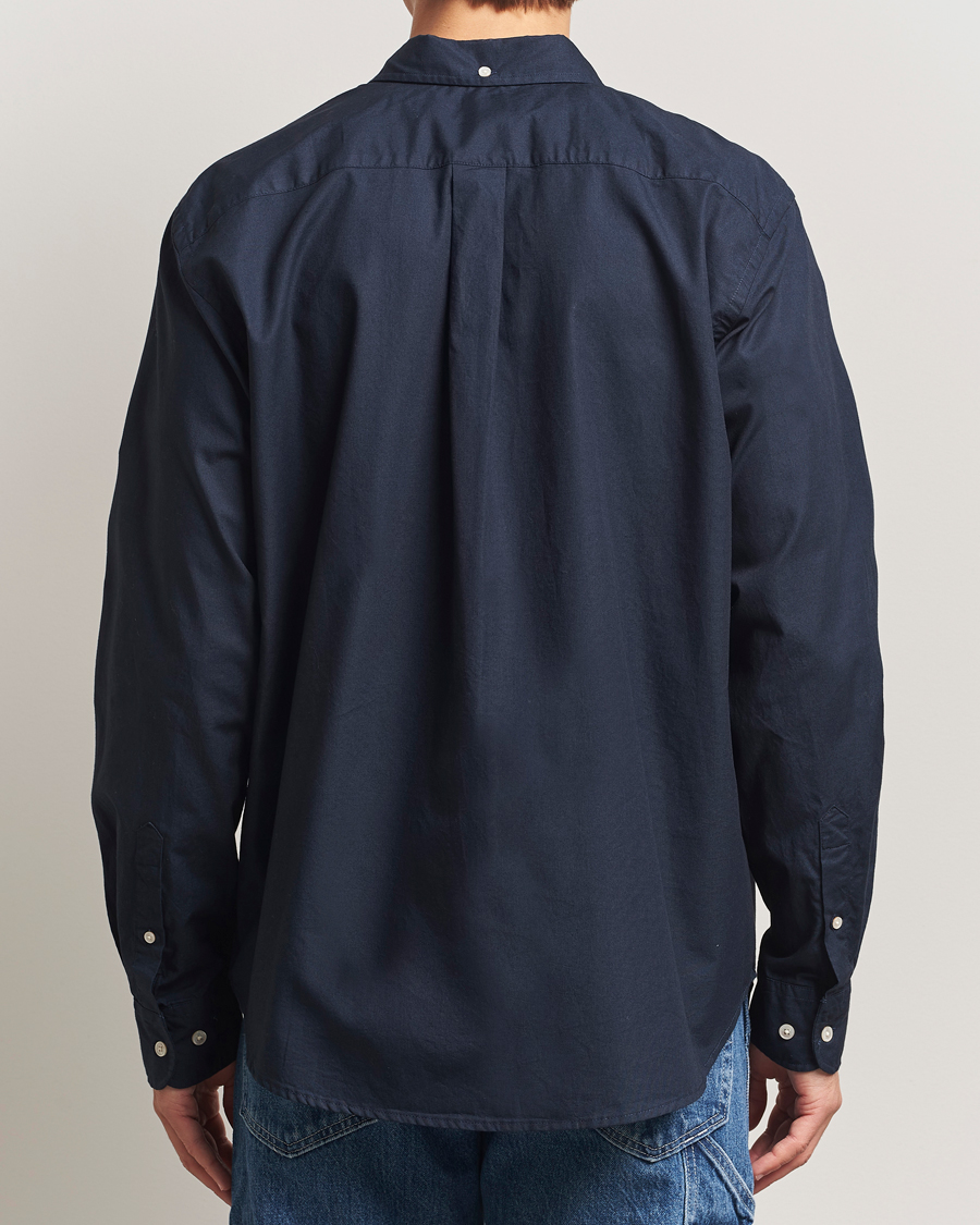Herre | Skjorter | Forét | Flag Regular Fit Oxford Shirt Navy