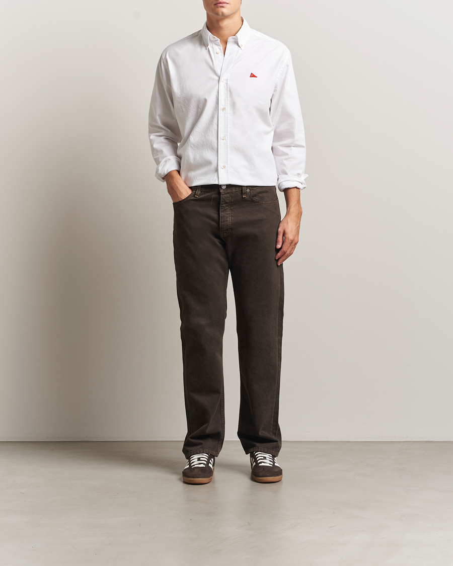 Herre | Skjorter | Forét | Flag Regular Fit Oxford Shirt White
