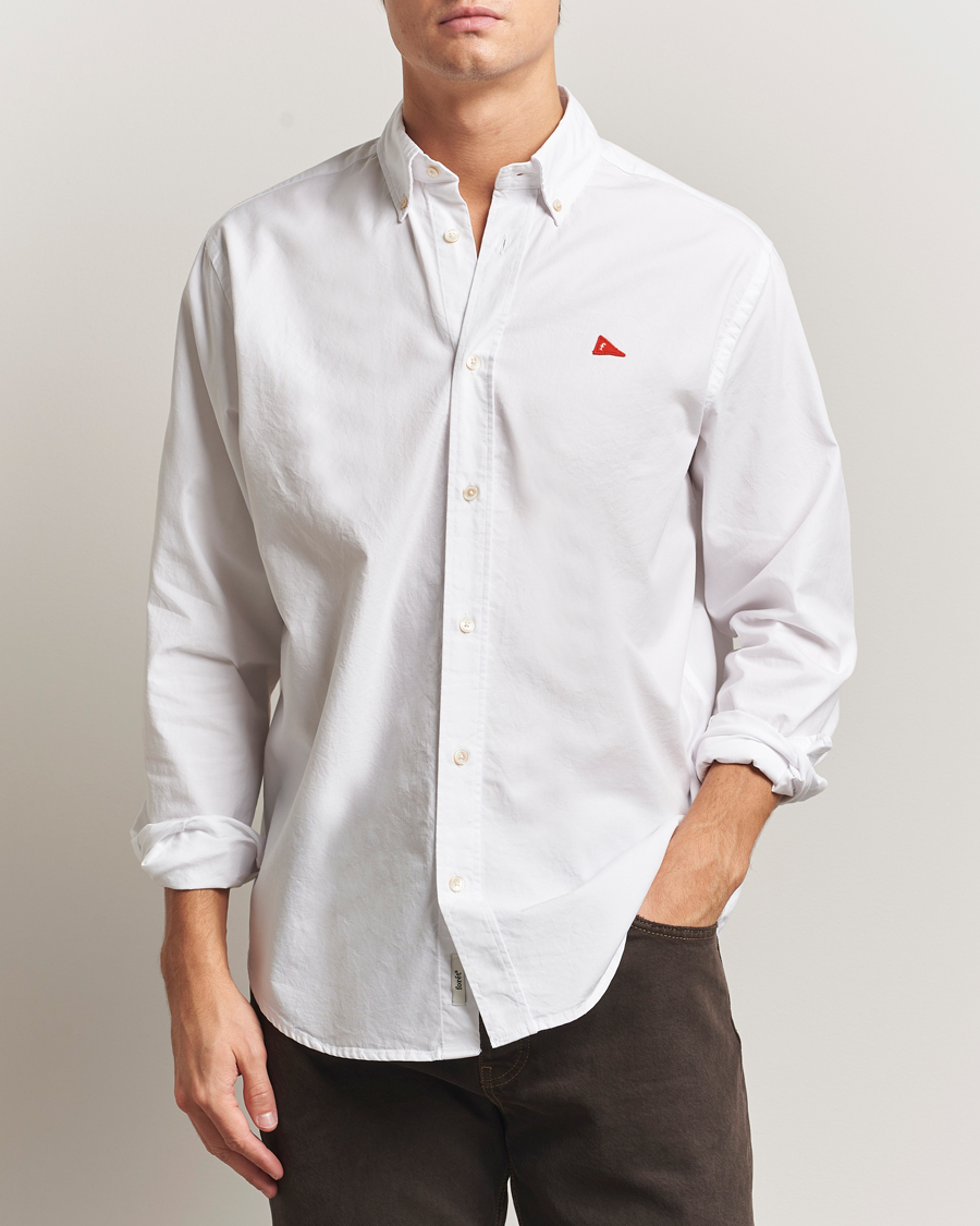 Herre | Skjorter | Forét | Flag Regular Fit Oxford Shirt White