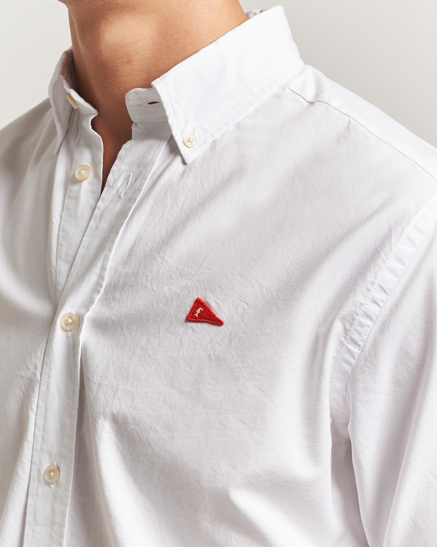 Herre | Skjorter | Forét | Flag Regular Fit Oxford Shirt White