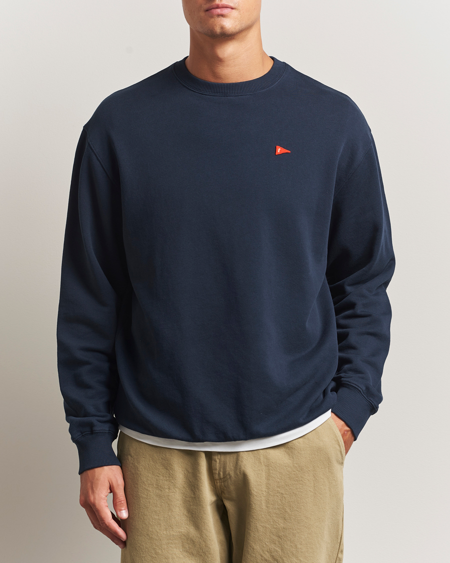 Herre | Gensere | Forét | Flag Sweatshirt Navy
