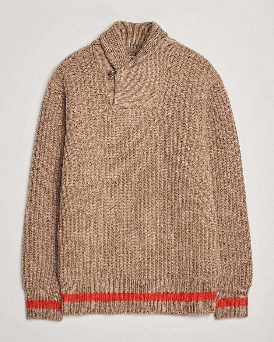 Herre | Gensere | Filson | Bristol Shawl Neck Sweater Oatmeal