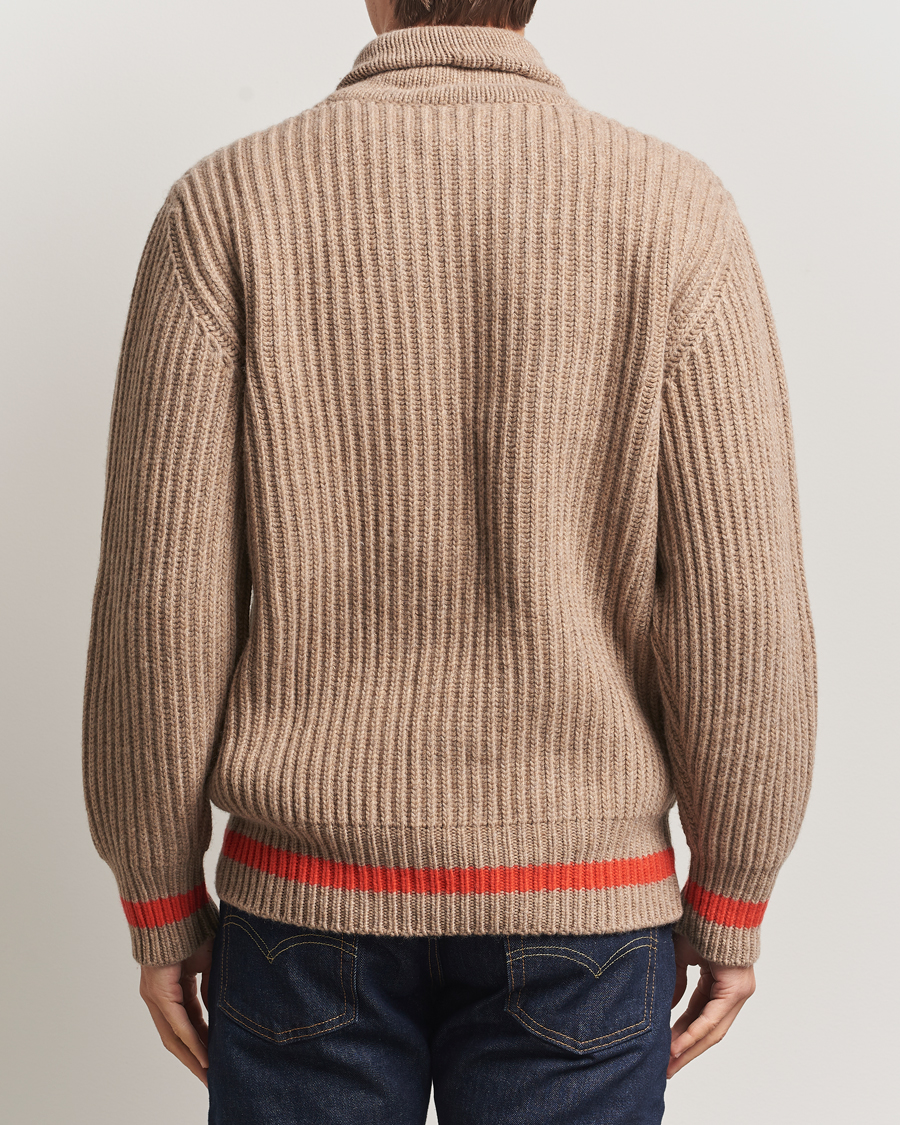Herre | Gensere | Filson | Bristol Shawl Neck Sweater Oatmeal