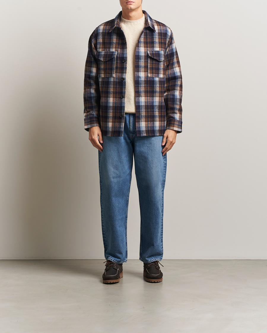 Herre | Skjorter | Filson | Checked Wool Jac Shirt Brown Multi