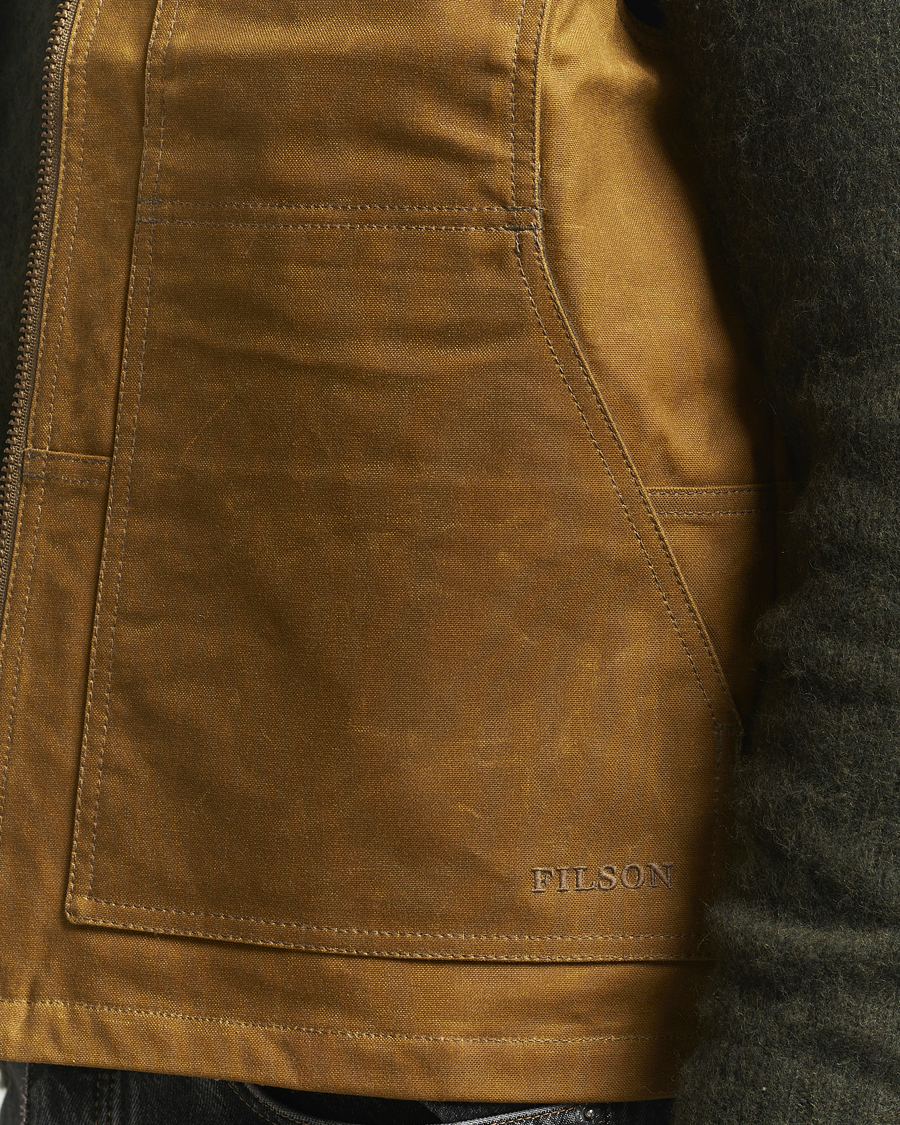 Herre | Vester | Filson | Tin Cloth Insulated Work Vest Dark Tan