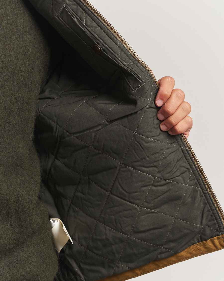 Herre | Jakker | Filson | Tin Cloth Insulated Work Vest Dark Tan