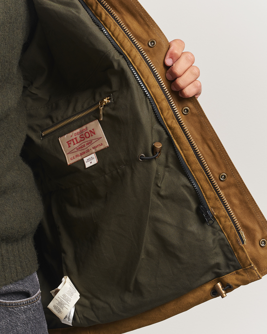 Herre | Jakker | Filson | Tin Cloth Field Jacket Dark Tan