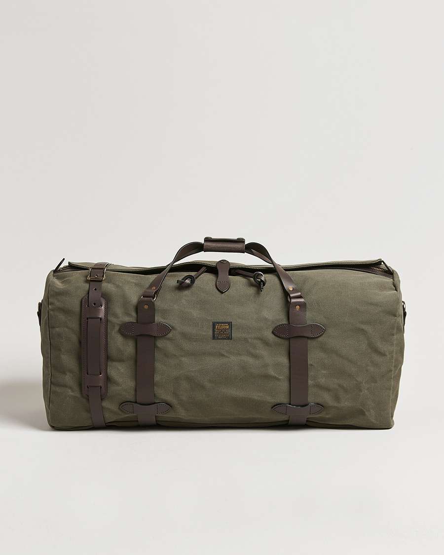 Herre | Vesker | Filson | Rugged Twill Duffle Large Otter Green