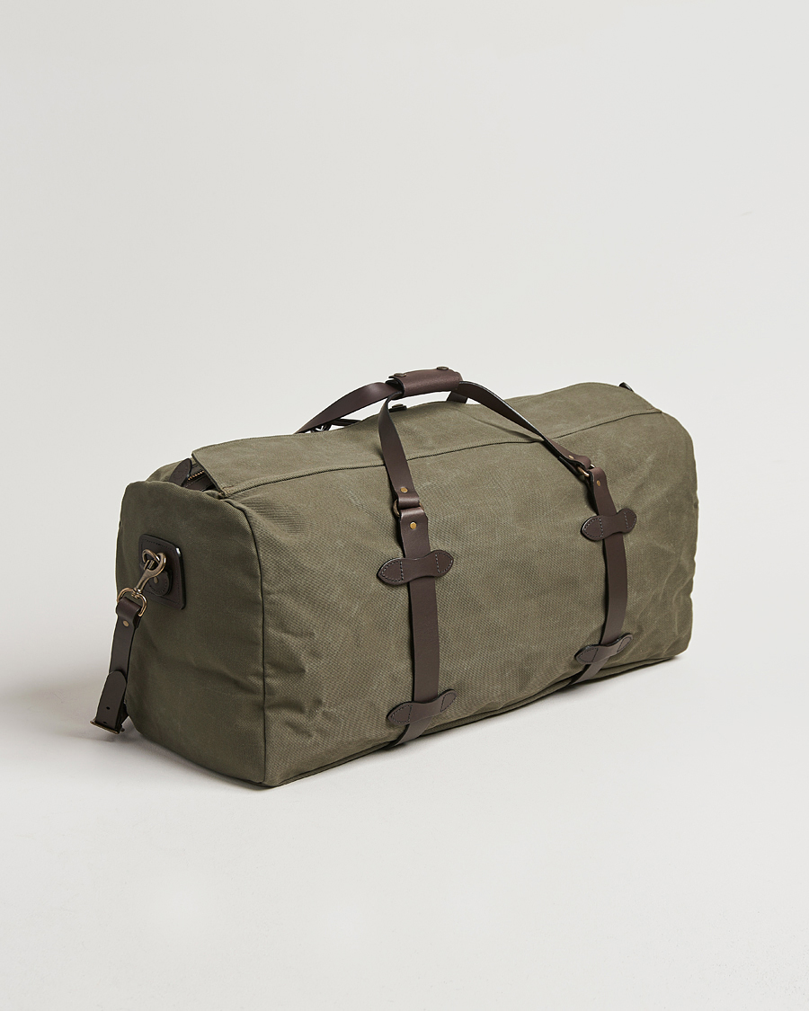 Herre | Vesker | Filson | Rugged Twill Duffle Large Otter Green
