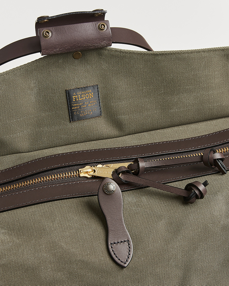 Herre | Vesker | Filson | Rugged Twill Duffle Large Otter Green