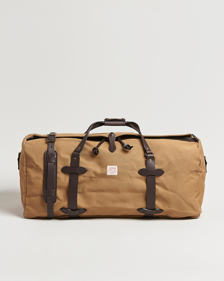 Herre | Vesker | Filson | Rugged Twill Duffle Large Tan