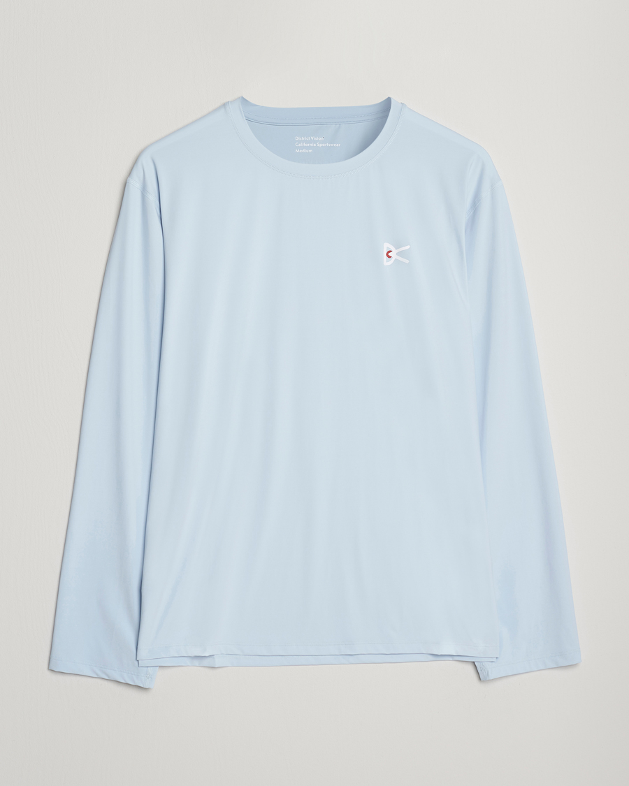 Herre | T-Shirts | District Vision | Lightweight Long Sleeve T-Shirt Frost