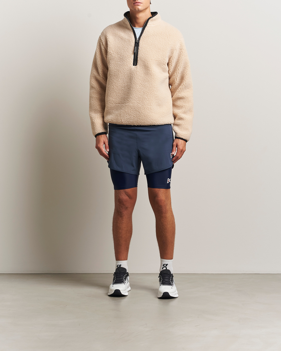 Herre | Gensere | District Vision | Heavyweight Half Zip Pile Fleece Quartz