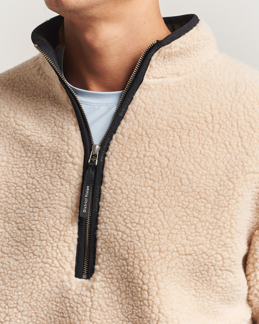 Herre | Gensere | District Vision | Heavyweight Half Zip Pile Fleece Quartz