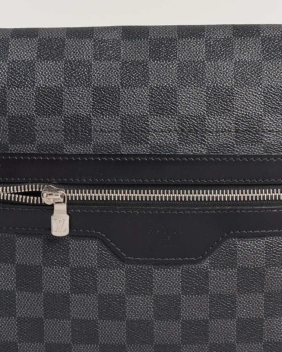 Herre | Pre-Owned & Vintage Bags | Louis Vuitton Pre-Owned | Daniel MM Shoulder Bag Damier Graphite
