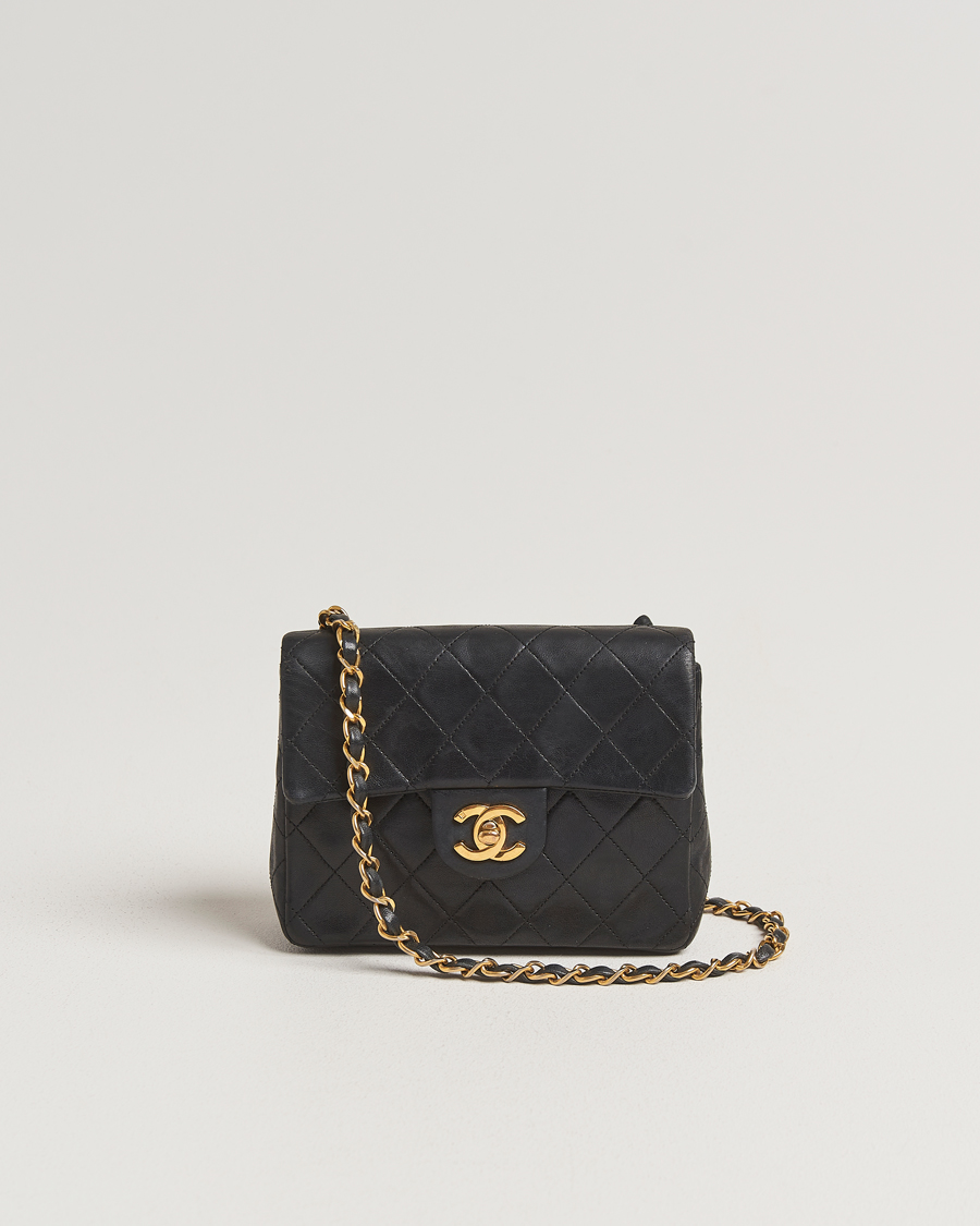Herre | Pre-Owned & Vintage Bags | Chanel Pre-Owned | Classic Mini Flap Bag Black