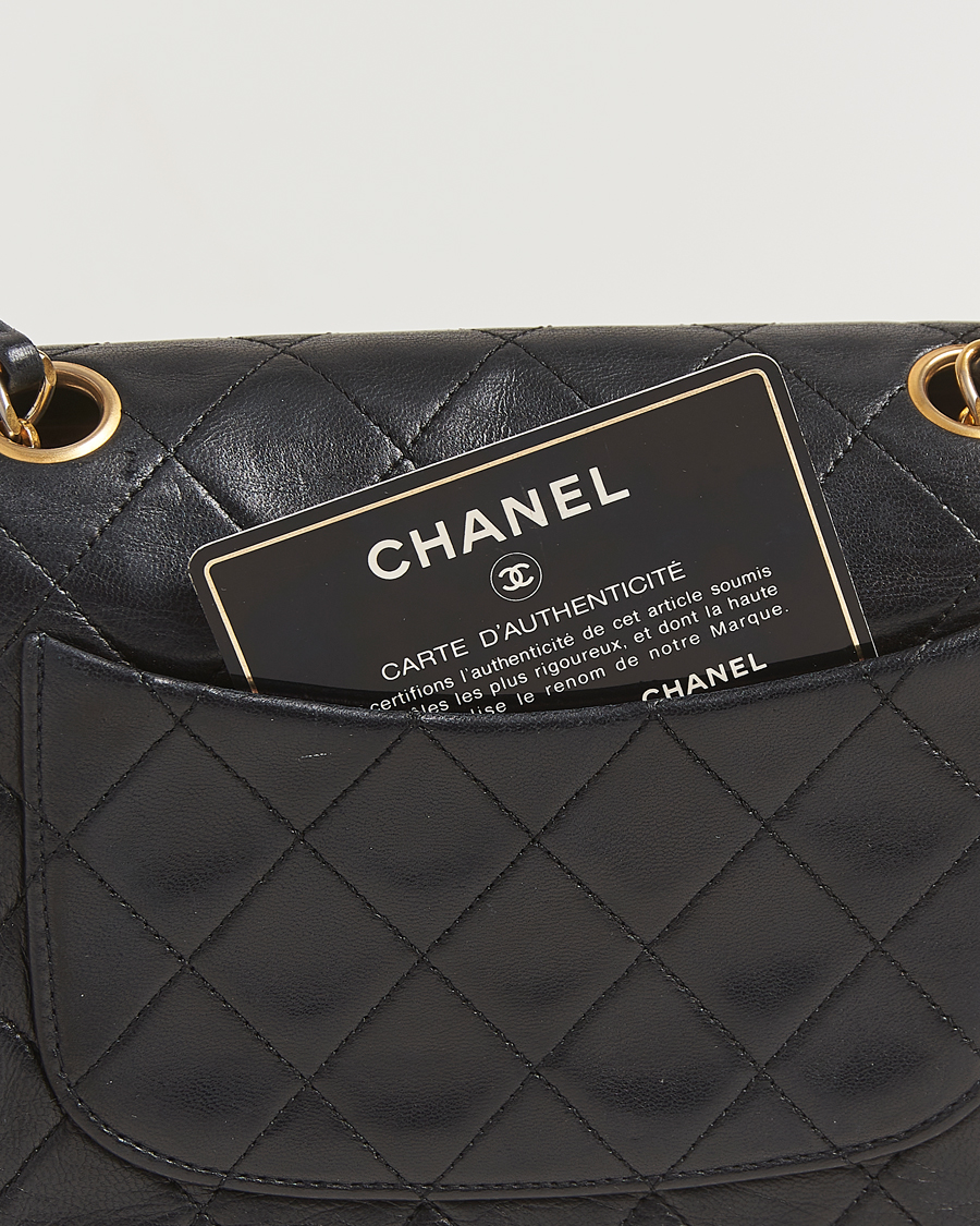 Herre | Pre-Owned & Vintage Bags | Chanel Pre-Owned | Classic Mini Flap Bag Black