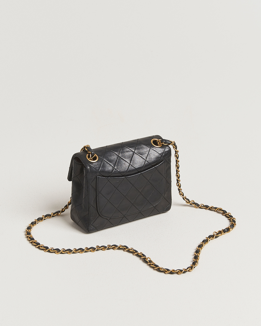 Herre | Pre-Owned & Vintage Bags | Chanel Pre-Owned | Classic Mini Flap Bag Black