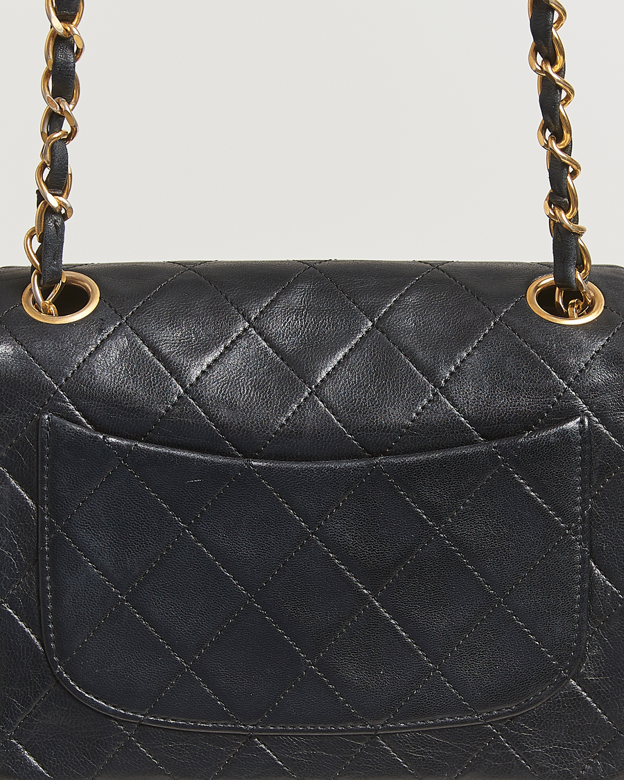 Herre | Pre-Owned & Vintage Bags | Chanel Pre-Owned | Classic Mini Flap Bag Black