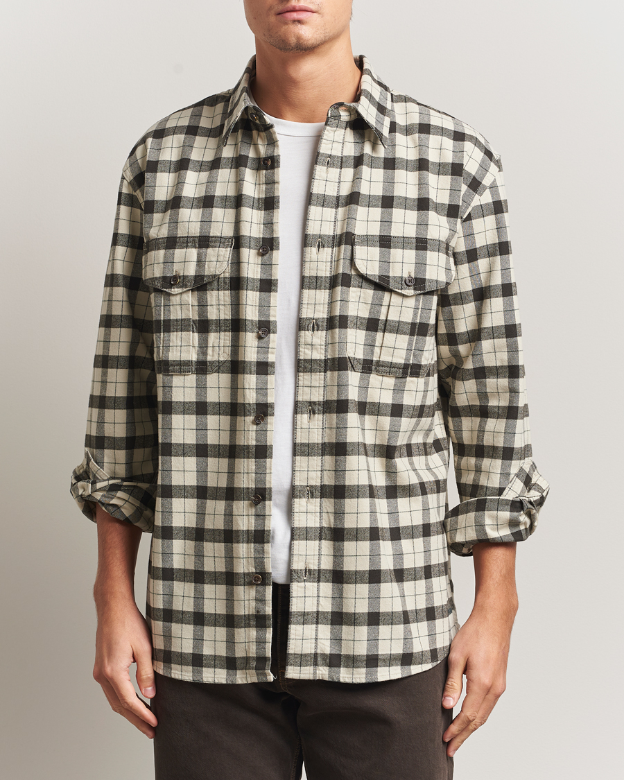 Herre | Skjorter | Filson | Checked Alaskan Guide Shirt Cream/Grey