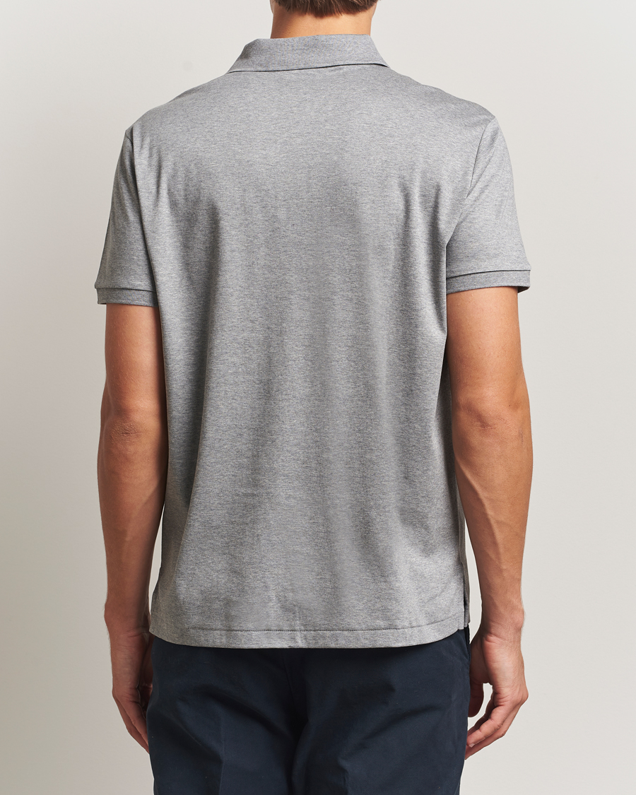 Herre | Pikéer | Polo Ralph Lauren | Custom Slim Fit Cotton Polo Steel Heather