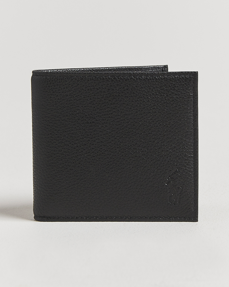 Herre | Lommebøker | Polo Ralph Lauren | Pebbled Leather Billfold Wallet Black