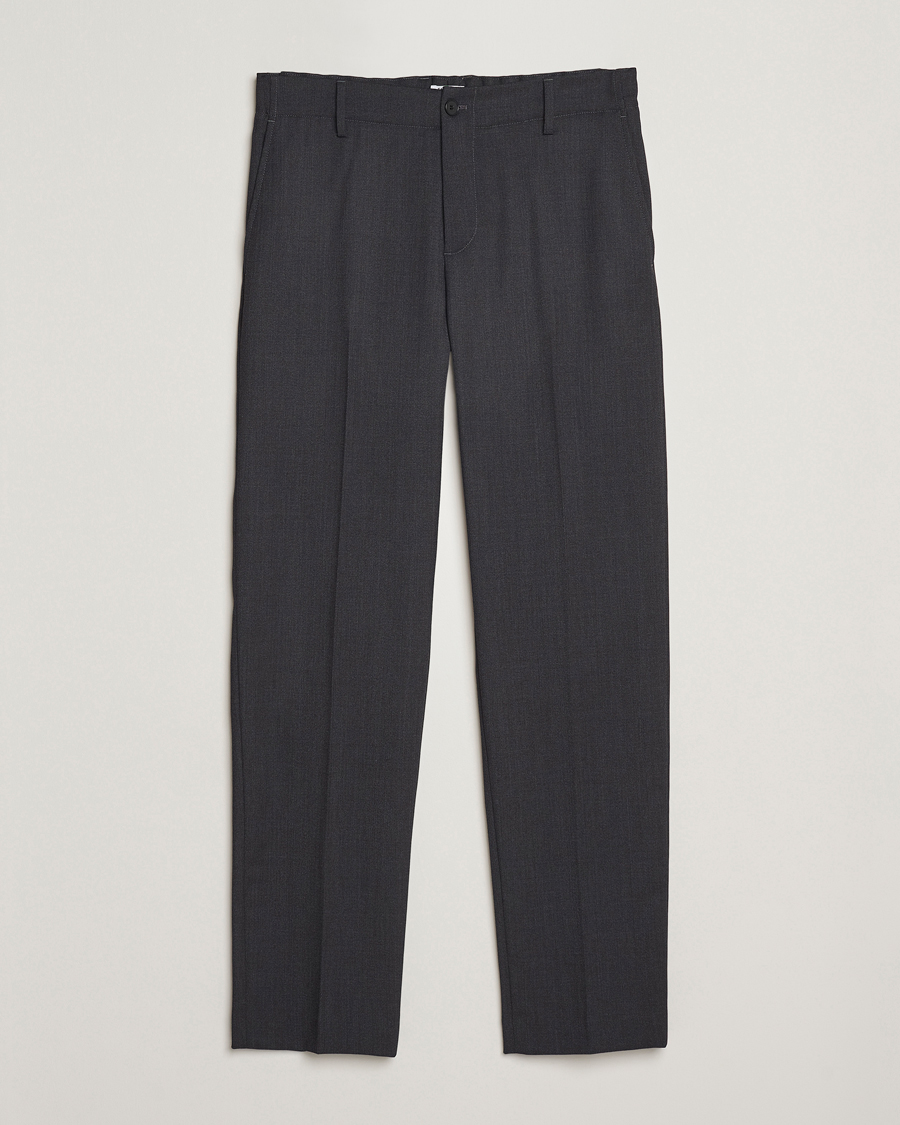 Herre | Bukser | Filippa K | Troy Tailored Drawstring Trousers Mid Grey