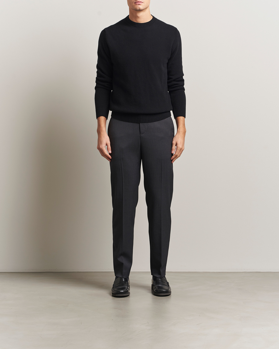 Herre | Bukser | Filippa K | Troy Tailored Drawstring Trousers Mid Grey