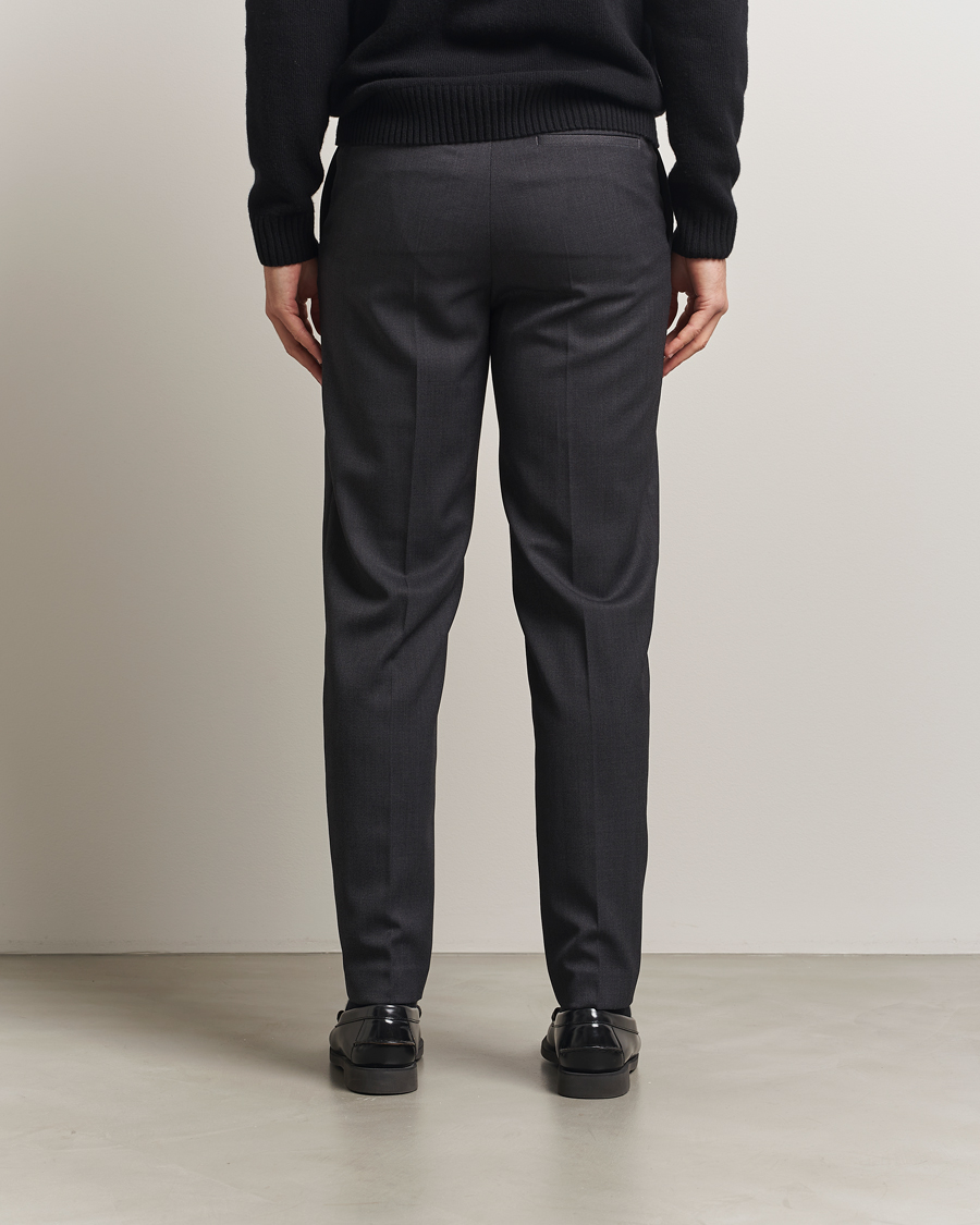 Herre | Bukser | Filippa K | Troy Tailored Drawstring Trousers Mid Grey