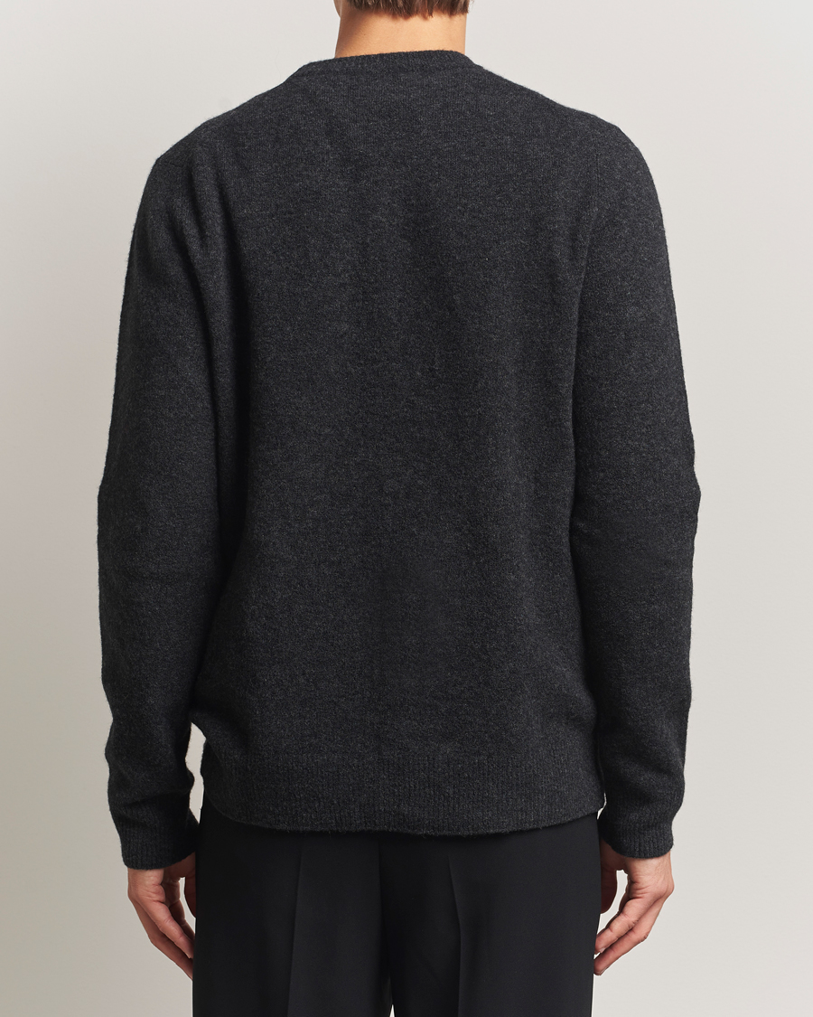 Herre | Gensere | Filippa K | Yak Knitted Sweater Charcoal Melange