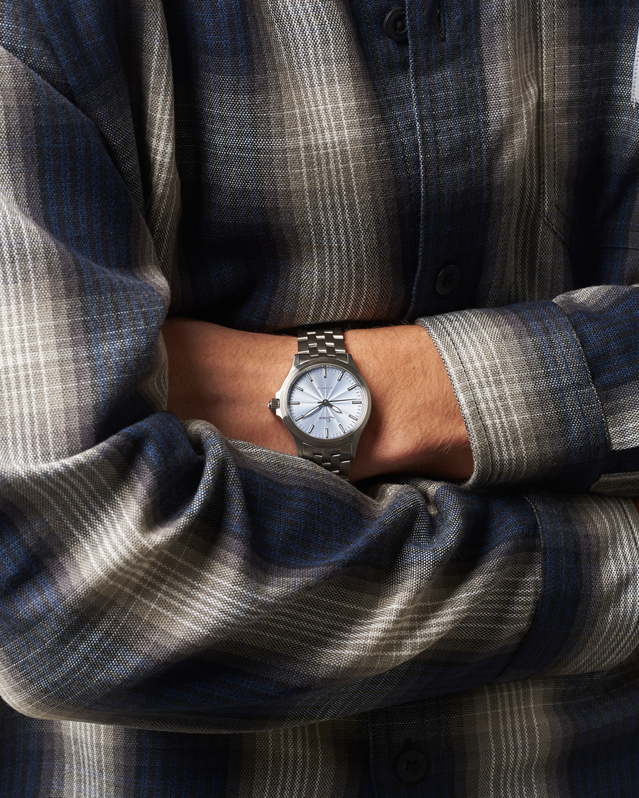 Herre | Sinn 556 Stainless Steel Watch 38,5mm Ice Blue | Sinn | 556 Stainless Steel Watch 38,5mm Ice Blue