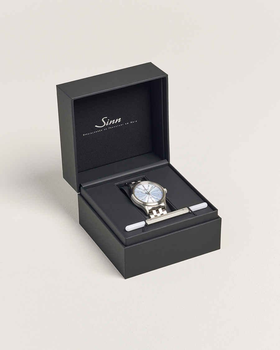 Herre | Sinn 556 Stainless Steel Watch 38,5mm Ice Blue | Sinn | 556 Stainless Steel Watch 38,5mm Ice Blue