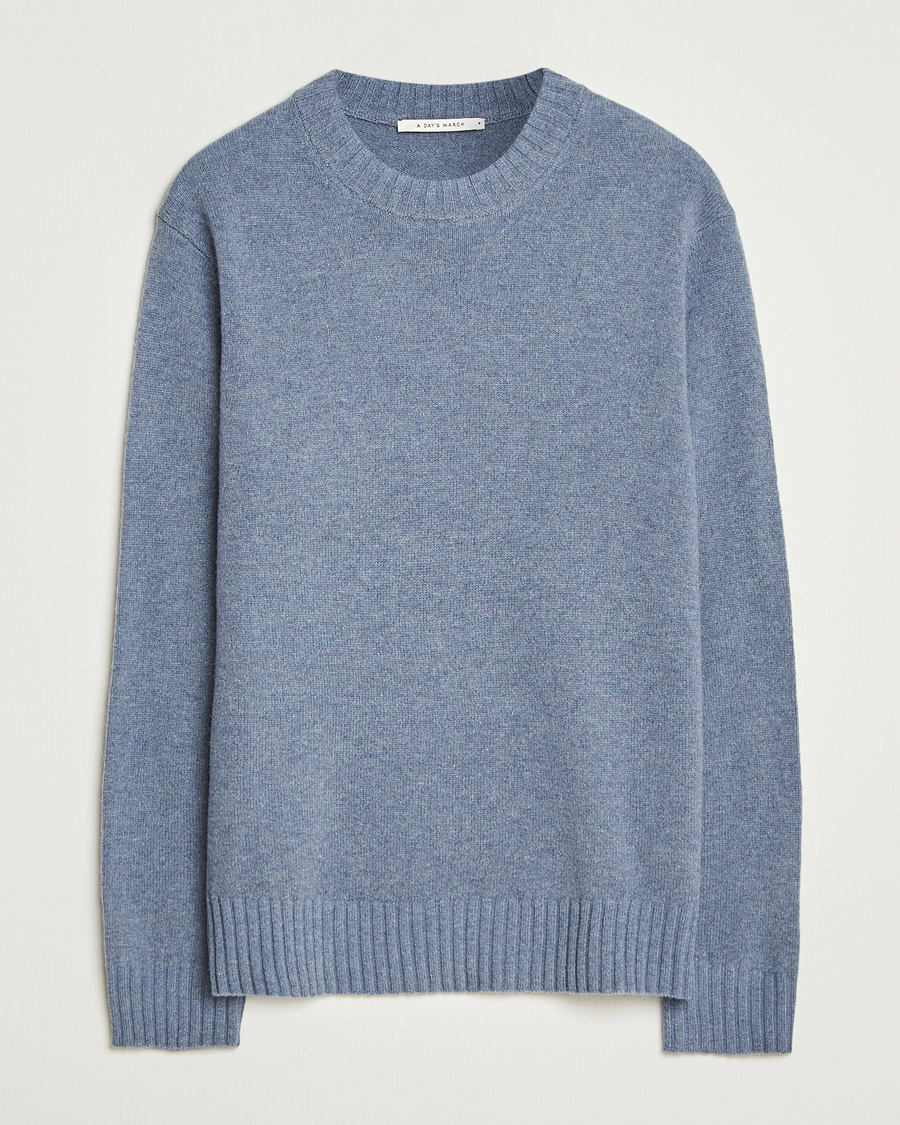 Herre | Gensere | A Day's March | Marlow Lambswool Sweater Frost