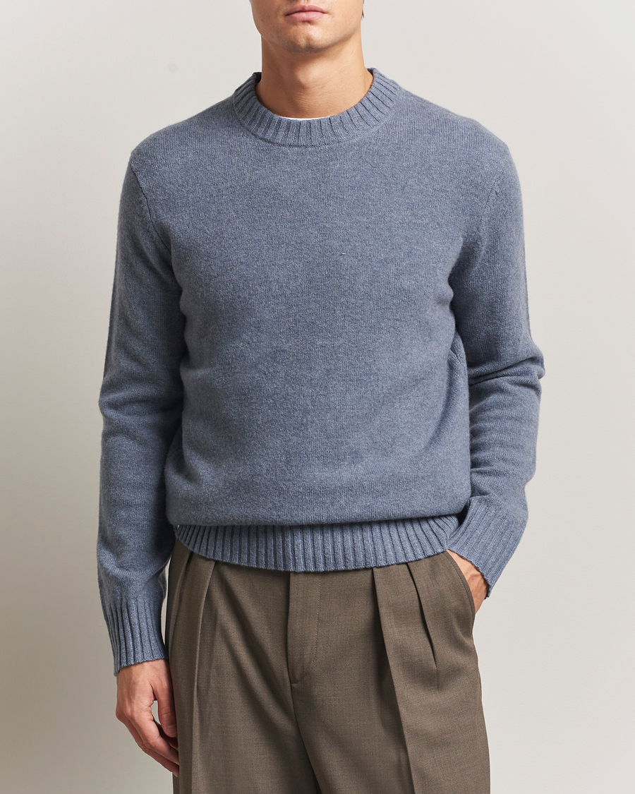 Herre | Gensere | A Day's March | Marlow Lambswool Sweater Frost