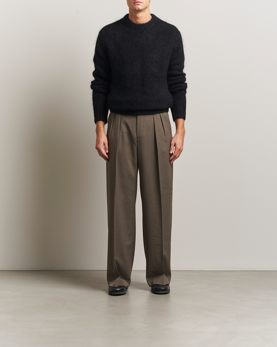 Herre | Gensere | A Day's March | Tietar Mohair Sweater Black