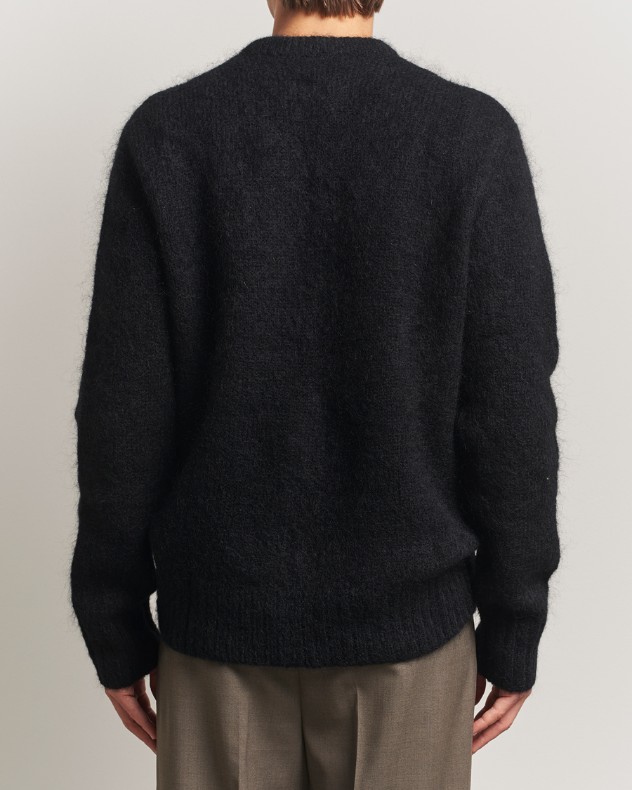 Herre | Gensere | A Day's March | Tietar Mohair Sweater Black
