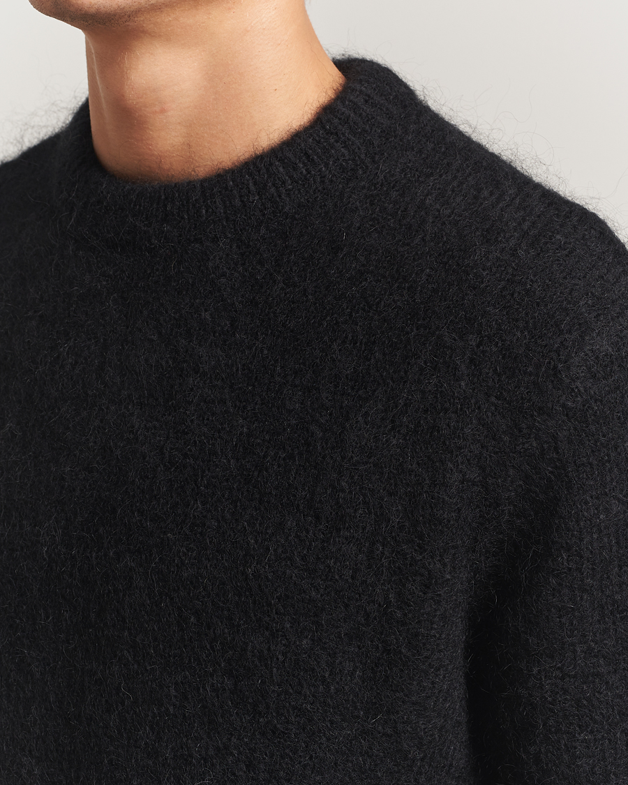 Herre | Gensere | A Day's March | Tietar Mohair Sweater Black