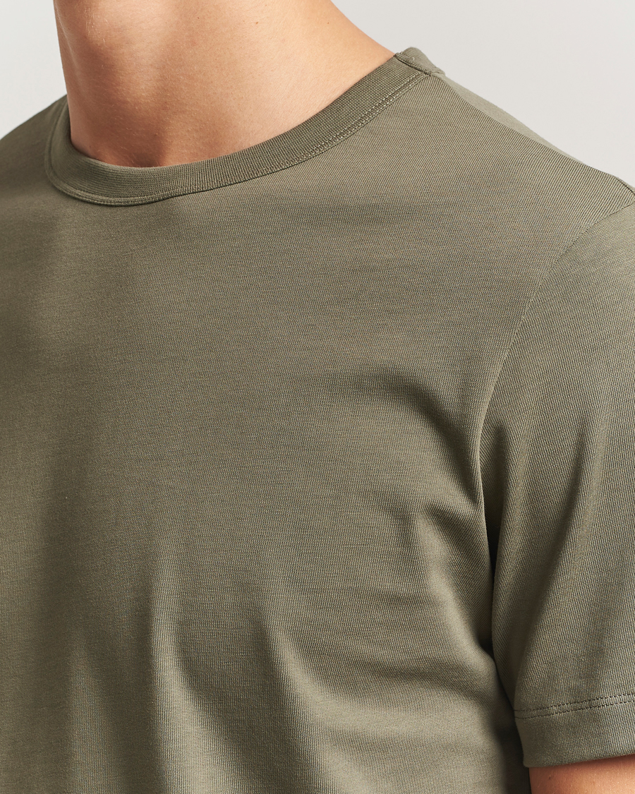 Herre | T-Shirts | A Day's March | Heavyweight T-Shirt Smoke Olive
