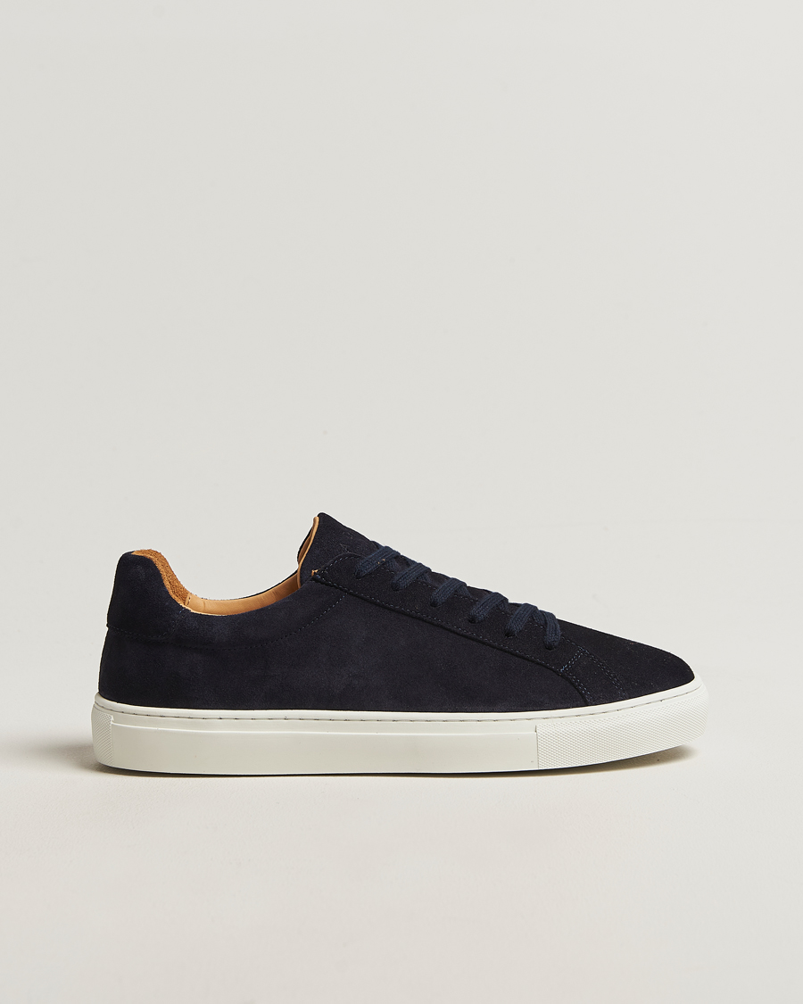 Herre | Sneakers | A Day's March | Suede Marching Sneaker Navy