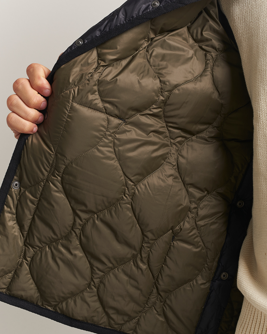 Herre | Jakker | TAION | Military Crew Neck Down Vest Black