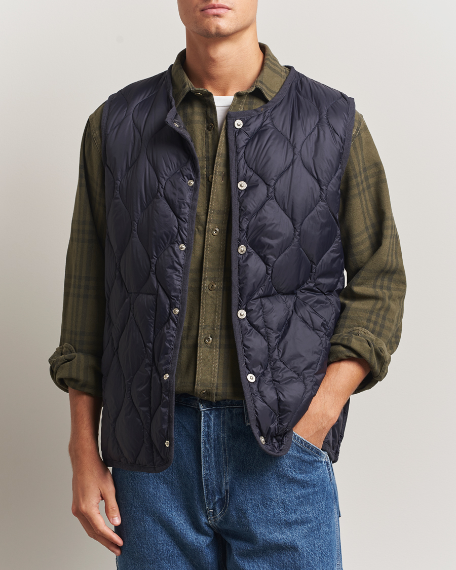 Herre | Vester | TAION | Military Crew Neck Down Vest Navy