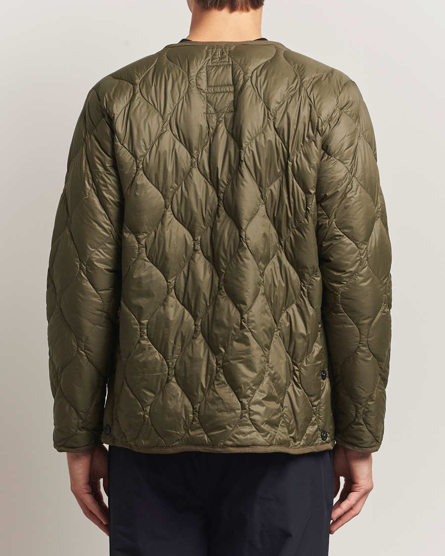 Herre | Jakker | TAION | Military Crew Neck Down Jacket Dark Olive