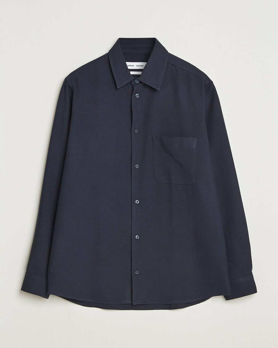 Herre | Skjorter | Samsøe Samsøe | Damon Overshirt Salute Navy