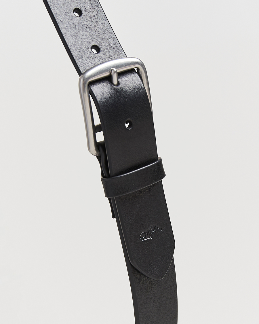 Herre | Belter | Polo Ralph Lauren | Signature Pony Leather Belt Black