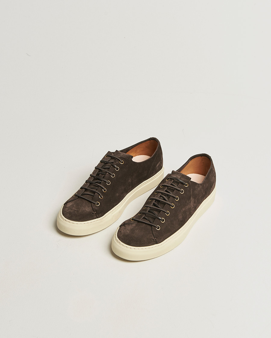 Herre | Sneakers | Buttero | Tanino Suede Sneaker Dark Brown