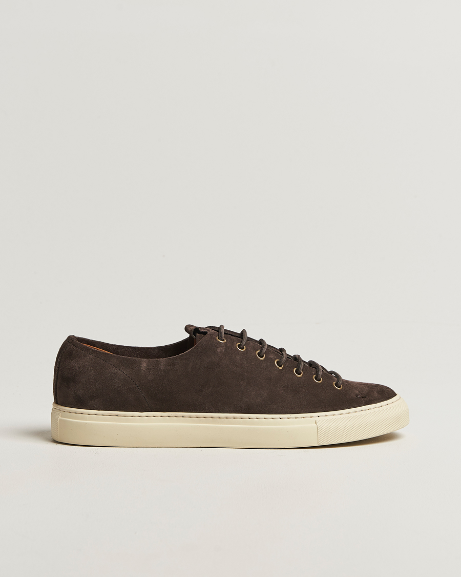 Herre | Sneakers | Buttero | Tanino Suede Sneaker Dark Brown